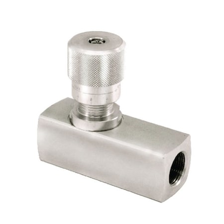 Anchor Fluid Power 3/4" NPTF FLOW CONTROL VALVE CARBON STEEL PLATED, 7 PSI STANDARD SPRING SETTING FN3/4-1